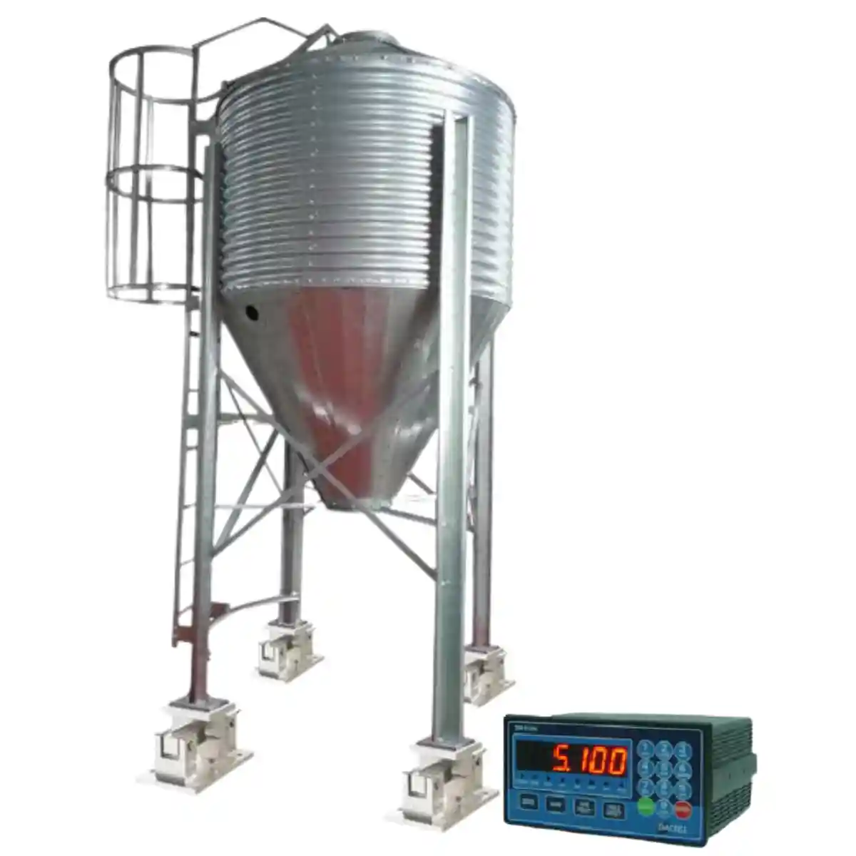 picture of industrial tank and silo weighing machines